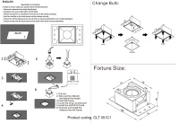 Светильник встраиваемый Crystal Lux CLT 051C1 WH-WH