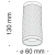 Потолочный светильник Maytoni C036CL-01B