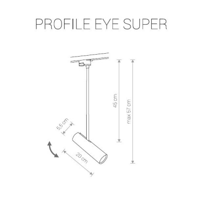 Трековый светильник Profile Eye Super 9325
