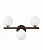 Бра Lumina Deco Marsiada LDW 6033-3 BK+F.GD