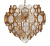 Светильник подвесной Crystal Lux DESEO SP6 D460 GOLD