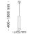 Подвесной светильник Maytoni P038PL-01W