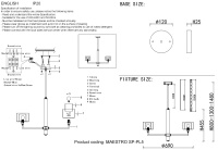 Люстры Crystal Lux MAESTRO SP-PL5 GOLD