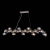 Подвесная люстра Dallas MOD547PL-25CH Подвесная люстра Dallas MOD547PL-25CH