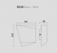 Настенный светильник Asimetric 6220