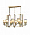Подвесная люстра Lumina Deco Manhattan LDP 8012-8P F.GD