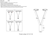 Светильник однофазный Crystal Lux CLT 0.31 014 GO