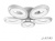 Потолочная люстра Fancy FS-011-X5 120W WH
