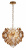 Светильник подвесной Crystal Lux DESEO SP6 D460 GOLD